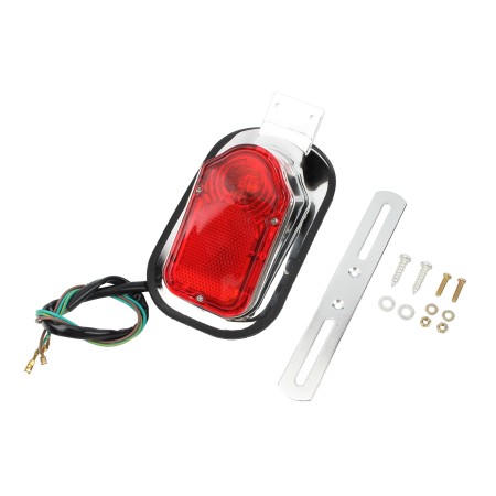 Retro Motorcycle Rear Tail Light and Brake Lamp