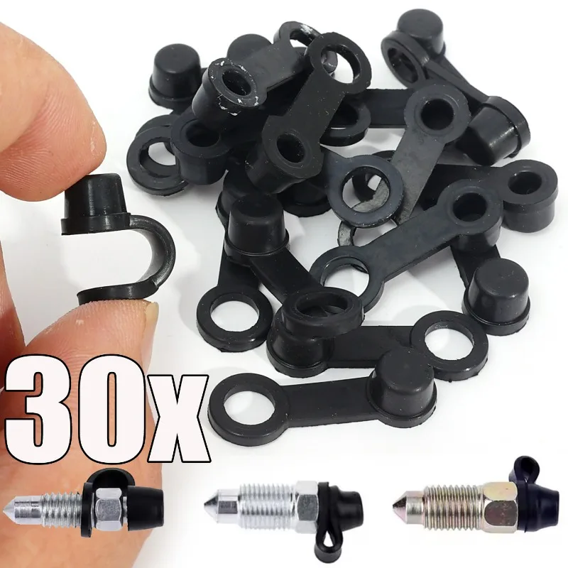 Motorcycle Brake Bleed Nipple Cover Protector - Rubber
