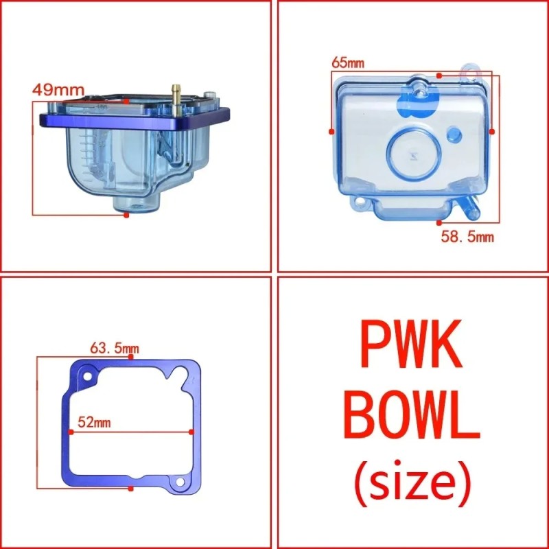 PWK Carburetor Bottom Cover with Fuel Tank and Oil Cup