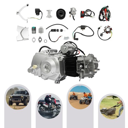 125CC Semi-Automatic 4-Stroke Electric Motor with Reverse for ATVs and Go Karts