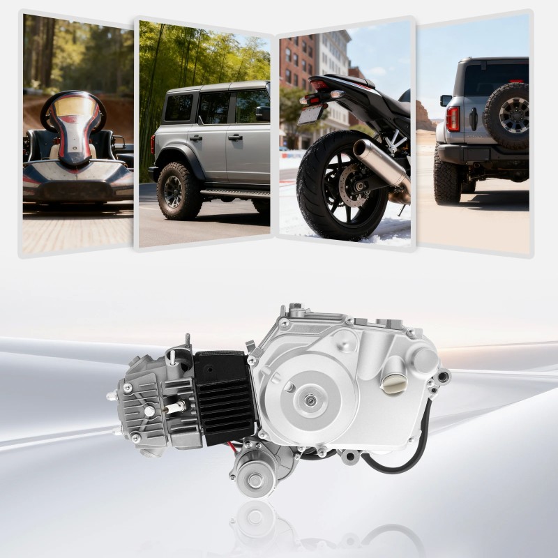 125CC Semi-Automatic 4-Stroke Electric Motor with Reverse for ATVs and Go Karts