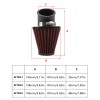 High Flow Motorcycle Air Filter - Fits 35mm, 42mm, 48mm Models