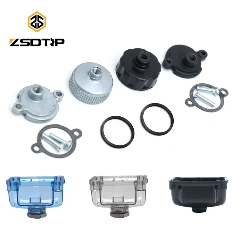 ZSDTRP Carburetor Top Cover and Float Bowl Kit for PHBG Motorcycles