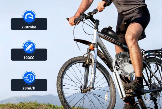 [Review] 100CC 2-Stroke Bicycle Gasoline Engine Kit