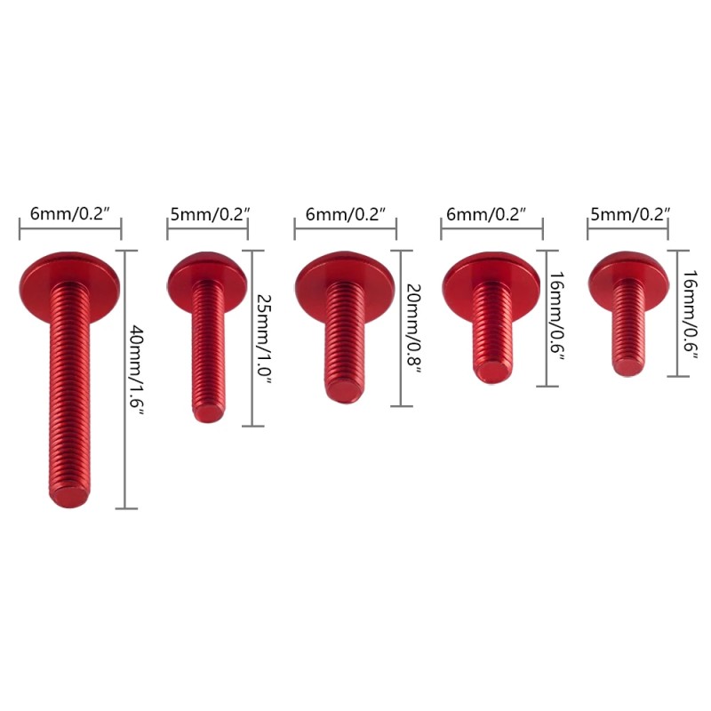 190-Piece Motorcycle Fairing Bolt Kit for Honda CBR Series