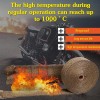 Motorcycle Exhaust Insulation Thermal Tape with Stainless Ties