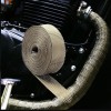 Motorcycle Exhaust Insulation Thermal Tape with Stainless Ties