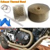 Motorcycle Exhaust Insulation Thermal Tape with Stainless Ties