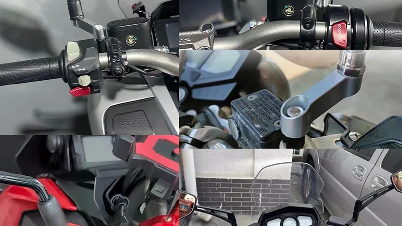 [Review] CNC Aluminum Rearview Mirror Extension Risers for Honda Monkey 125