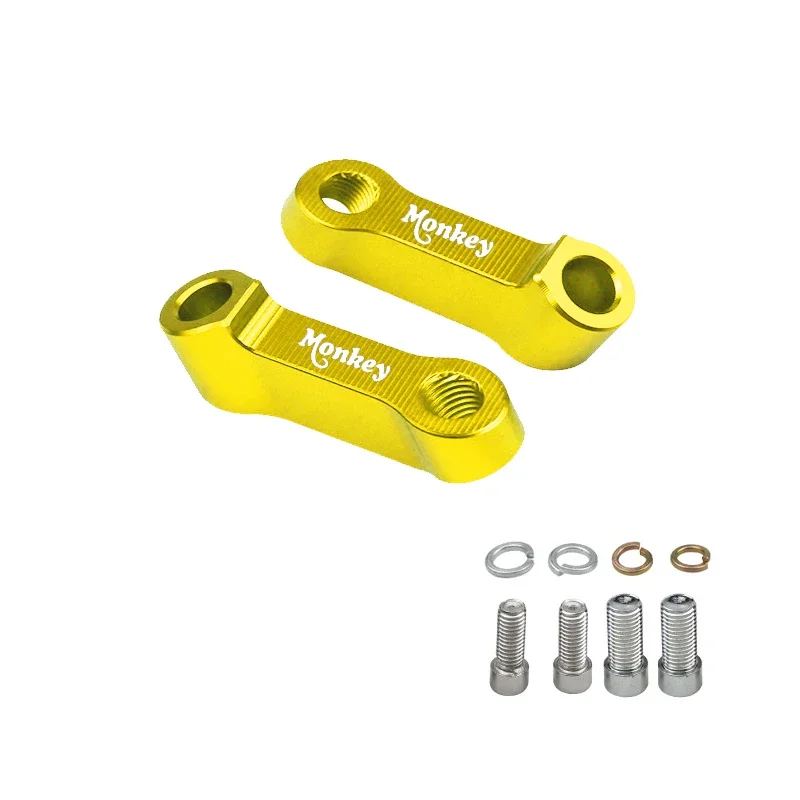 CNC Aluminum Rearview Mirror Extension Risers for Honda Monkey 125