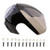 Universal Motorcycle Cafe Racer Headlight Fairing with Bolts