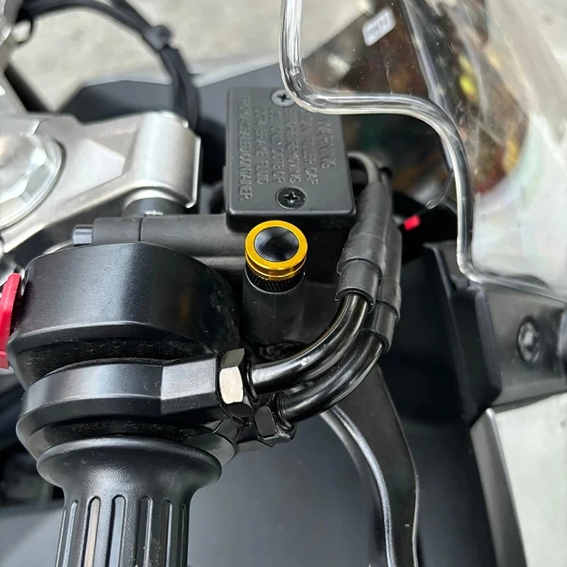 Honda Super CUB Motorcycle Mirror Hole Plug Caps - 2 Pack