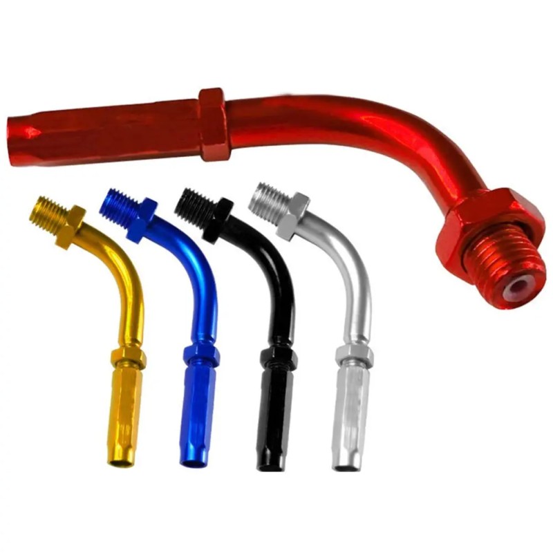 CNC Aluminum 90-Degree Throttle Cable Adjuster for Motorcycles