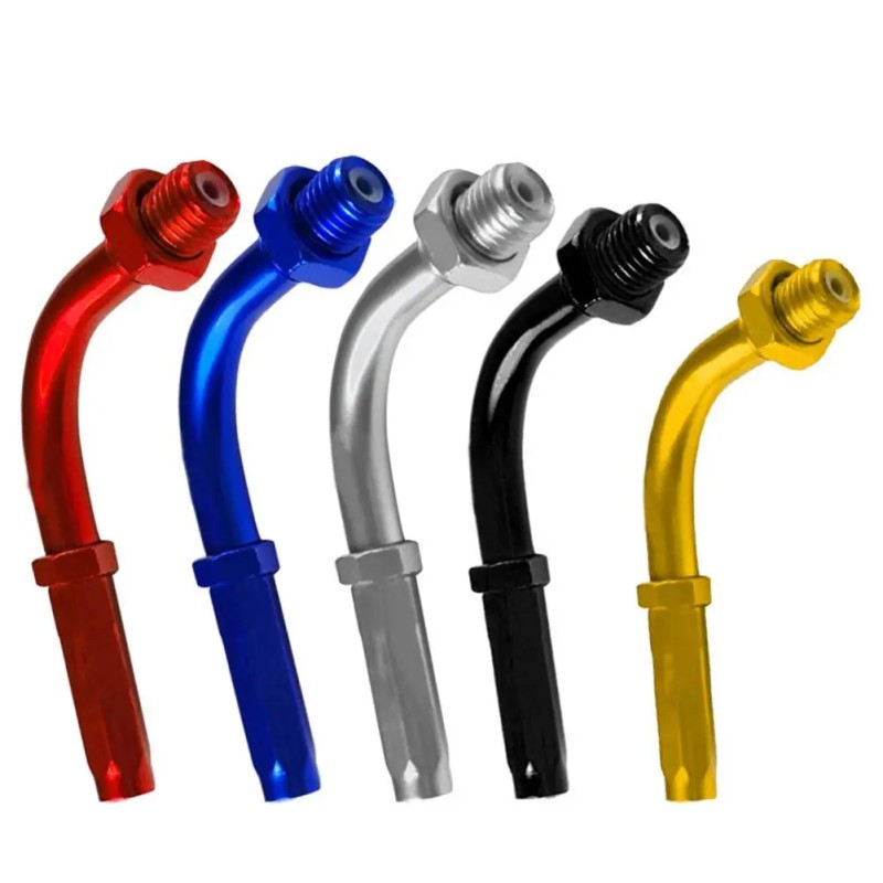 CNC Aluminum 90-Degree Throttle Cable Adjuster for Motorcycles