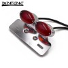 Retro LED Motorcycle Tail Light with License Plate Mount
