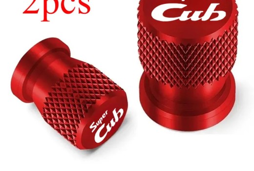 [Review] 2-Pack Tire Valve Stem Caps for Honda Super Cub Models