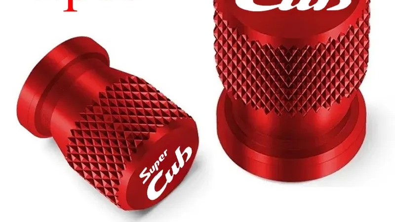 [Review] 2-Pack Tire Valve Stem Caps for Honda Super Cub Models
