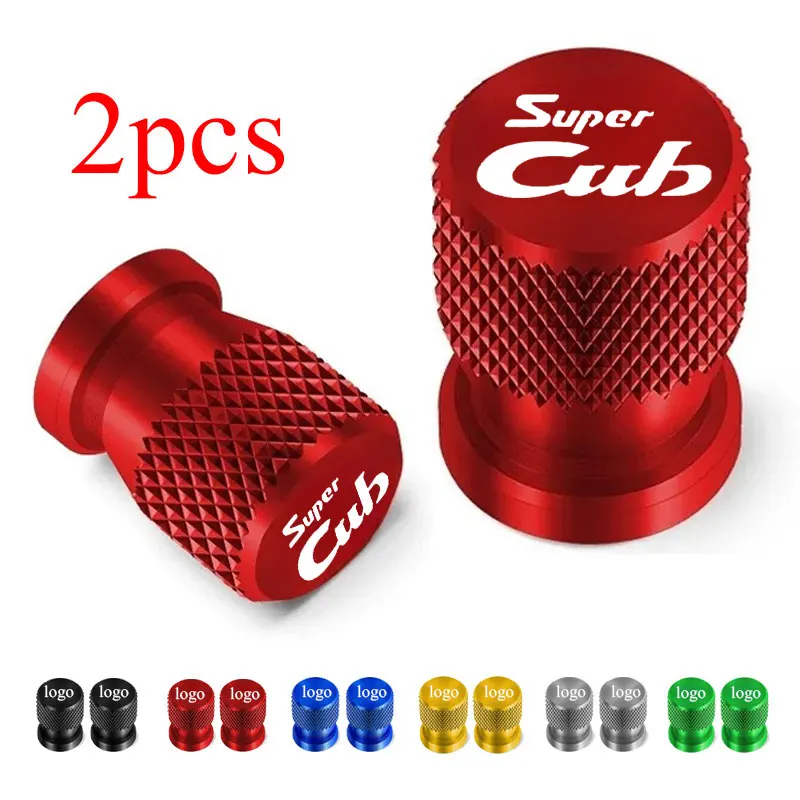 2-Pack Tire Valve Stem Caps for Honda Super Cub Models