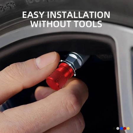 2-Pack Tire Valve Stem Caps for Honda Super Cub Models