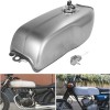 9L Vintage Cafe Racer Motorcycle Fuel Tank with Iron Cap Switch