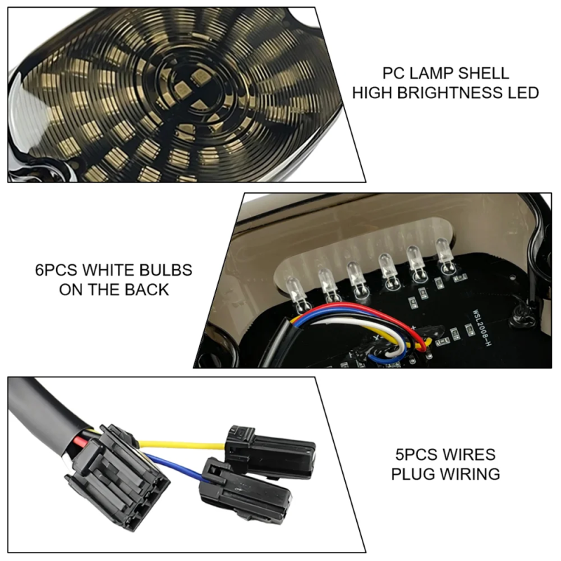 Harley-Davidson Motorcycle LED Tail Light for Sportster & Dyna