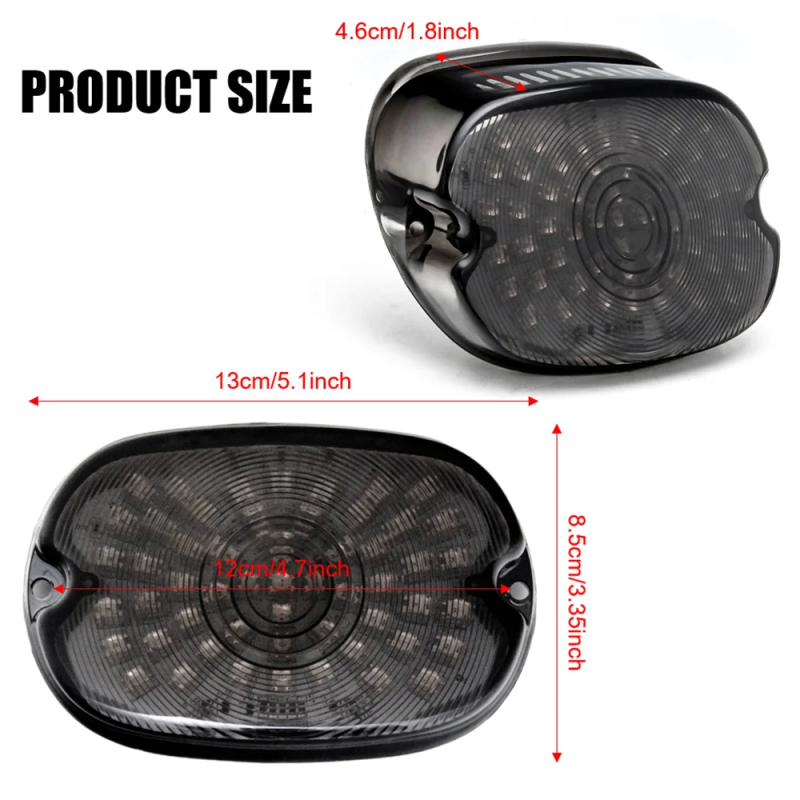 Harley-Davidson Motorcycle LED Tail Light for Sportster & Dyna