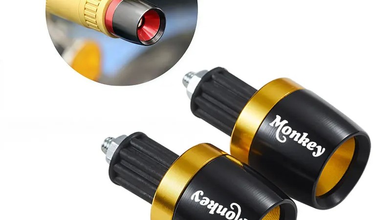 [Review] CNC Aluminum Handlebar End Caps for Honda Monkey 125
