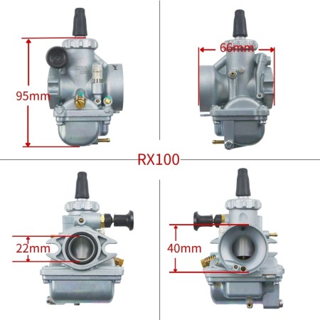 28mm Carburetor for Yamaha RX100, RS100, RX-King