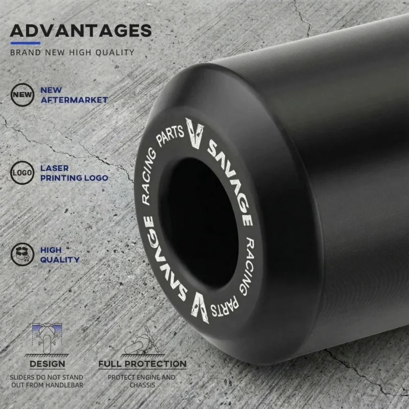 SAVAGE Motorcycle Frame Slider Crash Protectors for SUZUKI GSR750/GSXS 750