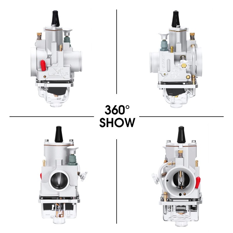 ZSDTRP Universal 2T & 4T Carburetor Set for 125cc-350cc with Air Filter