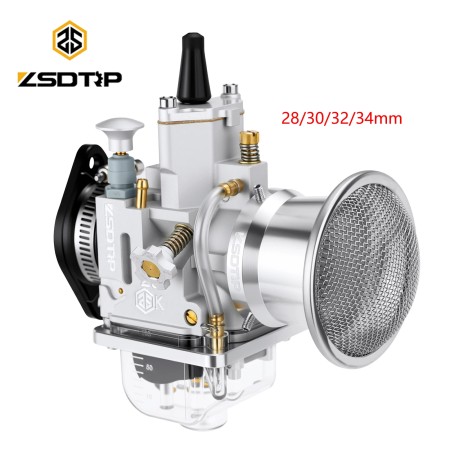ZSDTRP Universal 2T & 4T Carburetor Set for 125cc-350cc with Air Filter
