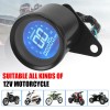 Universal 12V Digital Motorcycle Speedometer and Odometer Gauge