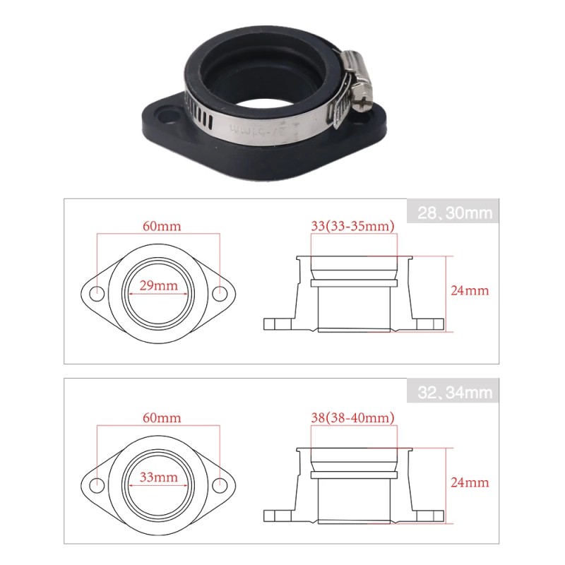 ZSDTRP KOSO PWK KSR Carburetor Kit - Multiple Sizes Available