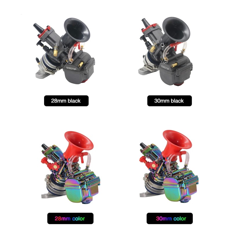 ZSDTRP Maikuni PWK 28/30mm Motorcycle Carburetor for ATVs & Bikes