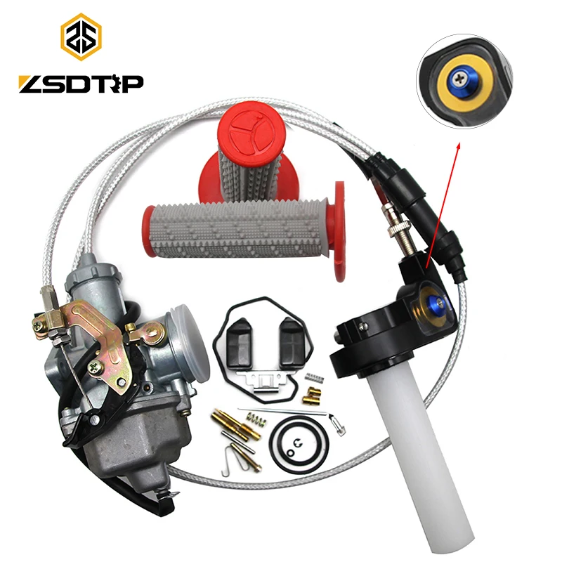 ZSDTRP Tuned Power Jet PZ30 Keihin Carburetor Kit for Honda & Yamaha
