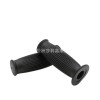 Vintage 22mm Rubber Motorcycle Handlebar Grips for Harley & Cafe Racer
