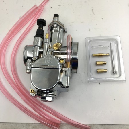 SherryBerg 28mm PWK Chrome Carburetor with Power Jet