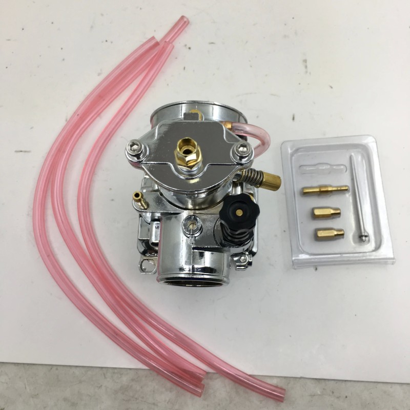 SherryBerg 28mm PWK Chrome Carburetor with Power Jet